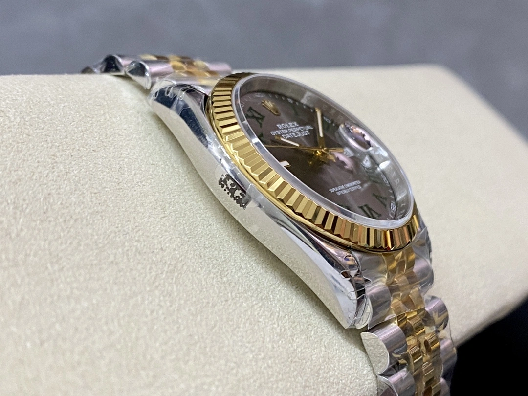 CBD Factory Rolex Datejust 41mm Two-Tone Yellow Gold “Wimbledon” Dial Jubilee Bracelet (126333) 1:1 Super Clone – DD3235 Movement Seasonal 48