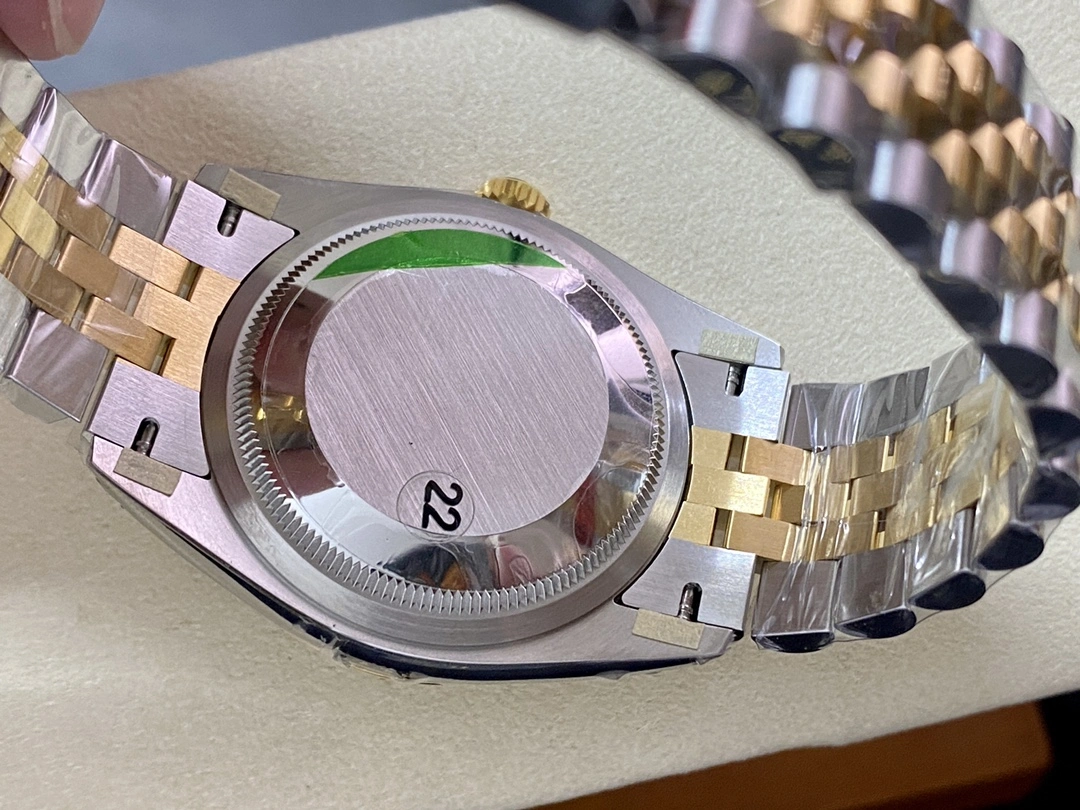 CBD Factory Rolex Datejust 41mm Two-Tone Yellow Gold “Wimbledon” Dial Jubilee Bracelet (126333) 1:1 Super Clone – DD3235 Movement Seasonal 48