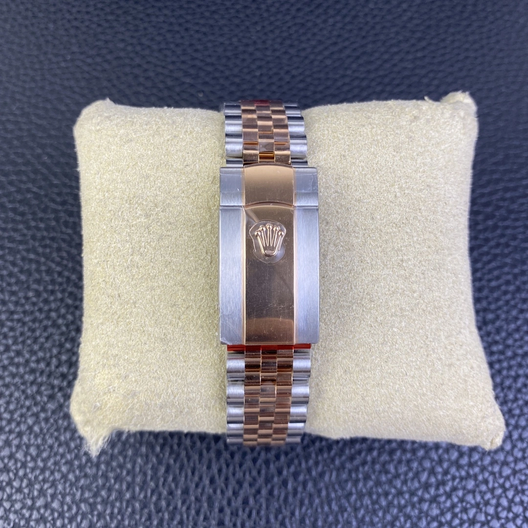 CBD Factory Rolex Datejust 36mm Two-Tone Rose Gold Silver Fluted Motif Diamond Dial Jubilee Bracelet (126231) 1:1 Super Clone – DD3235 Movement Original 112