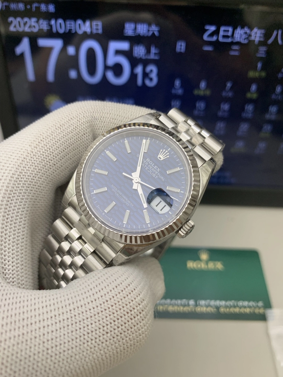 Cozy CBD Factory Rolex Datejust 36mm Blue Fluted Motif Dial Jubilee Bracelet (126234) 1:1 Super Clone – DD3235 Movement 99