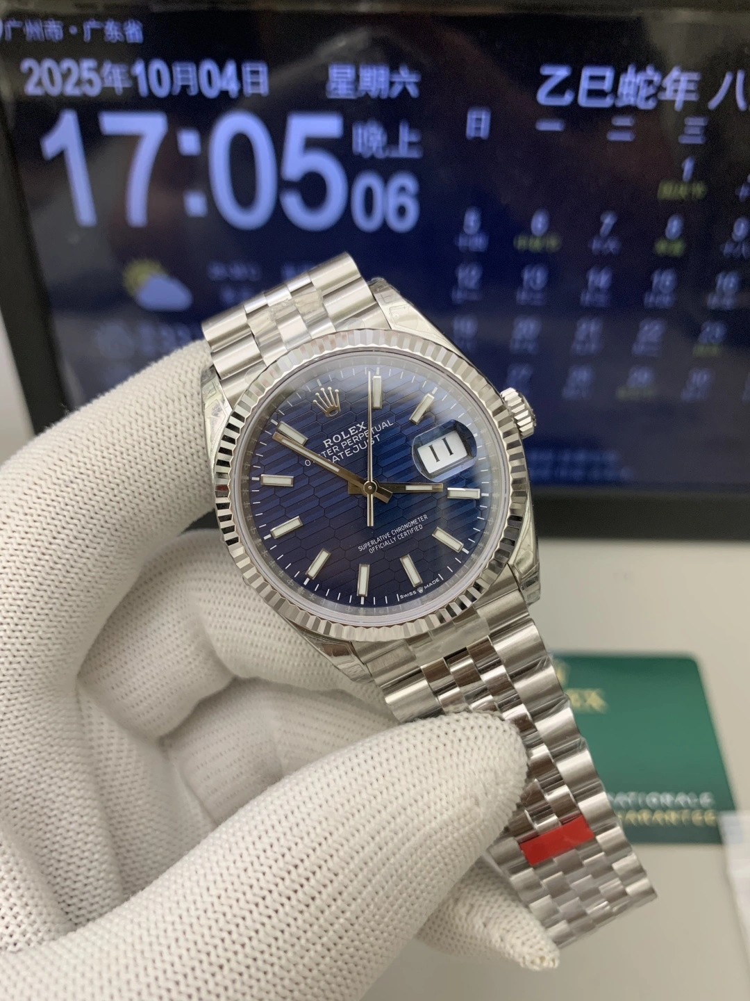 Cozy CBD Factory Rolex Datejust 36mm Blue Fluted Motif Dial Jubilee Bracelet (126234) 1:1 Super Clone – DD3235 Movement 99