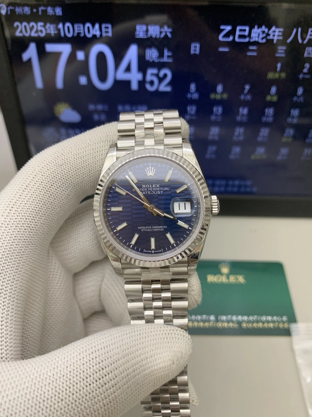 Cozy CBD Factory Rolex Datejust 36mm Blue Fluted Motif Dial Jubilee Bracelet (126234) 1:1 Super Clone – DD3235 Movement 99