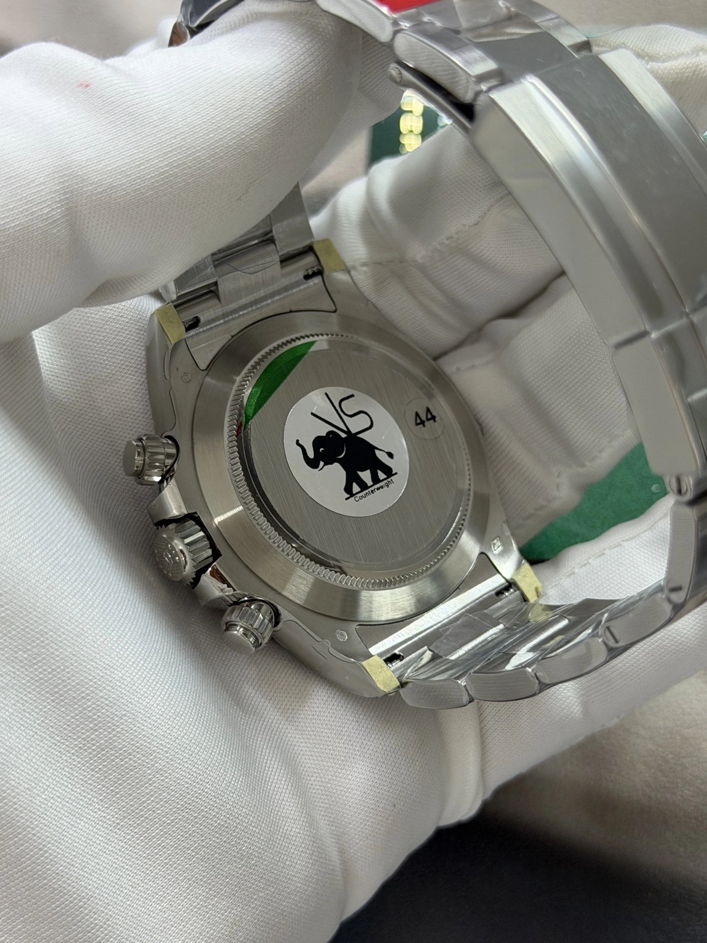 CBD Factory Rolex Cosmograph Daytona 40mm Platinum Ice Blue Baguette Diamond Dial (116506) 1:1 Super Clone – DD4130 Movement Durable 36