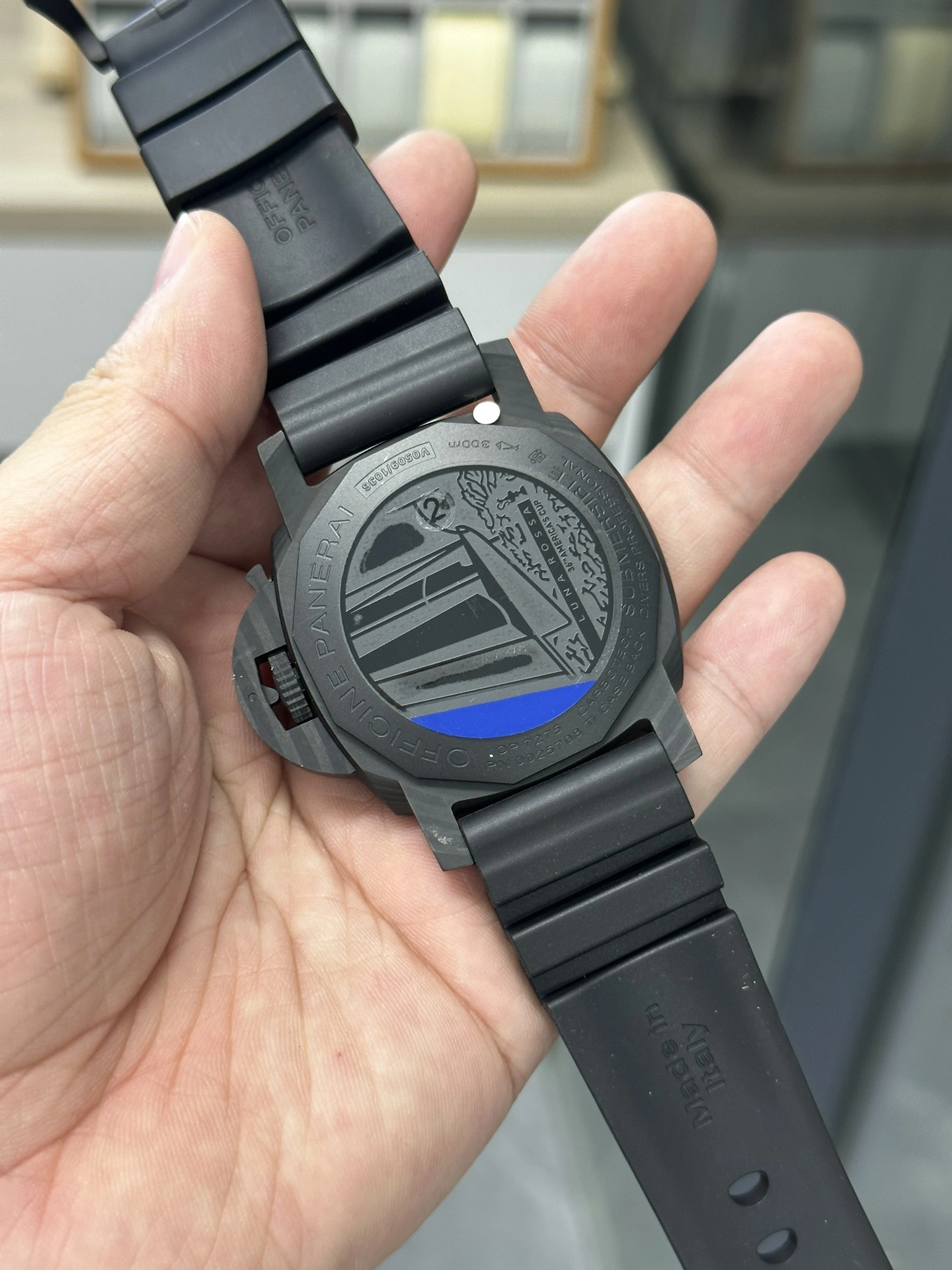 CBD Factory Panerai Submersible Luna Rossa Carbotech 47mm PAM01039 1:1 Super Clone – DDP.9010 GMT Movement TechFriendly 421