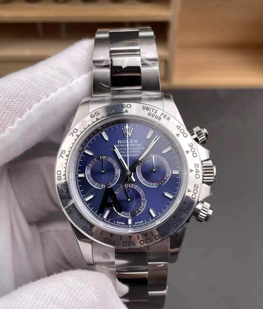 Unisex CBD Factory Rolex Cosmograph Daytona 40mm Blue Dial White Gold (126509) 1:1 Super Clone – DD4131 Movement 8