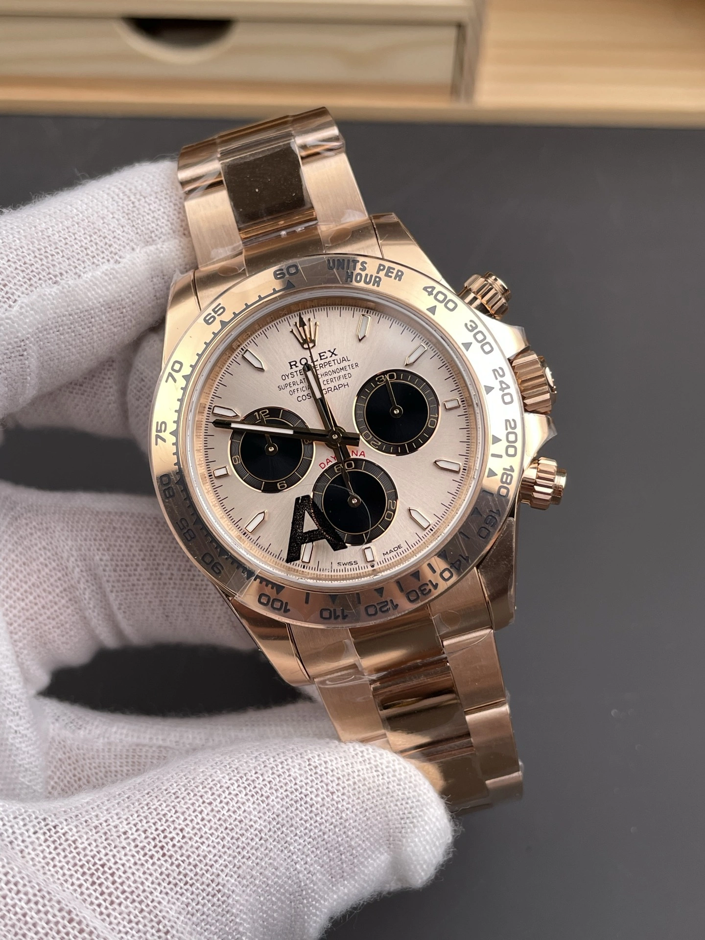 CBD Factory Rolex Cosmograph Daytona Full Rose Gold “Panda” Dial (126505) 1:1 Super Clone – DD4131 Movement Neat 20