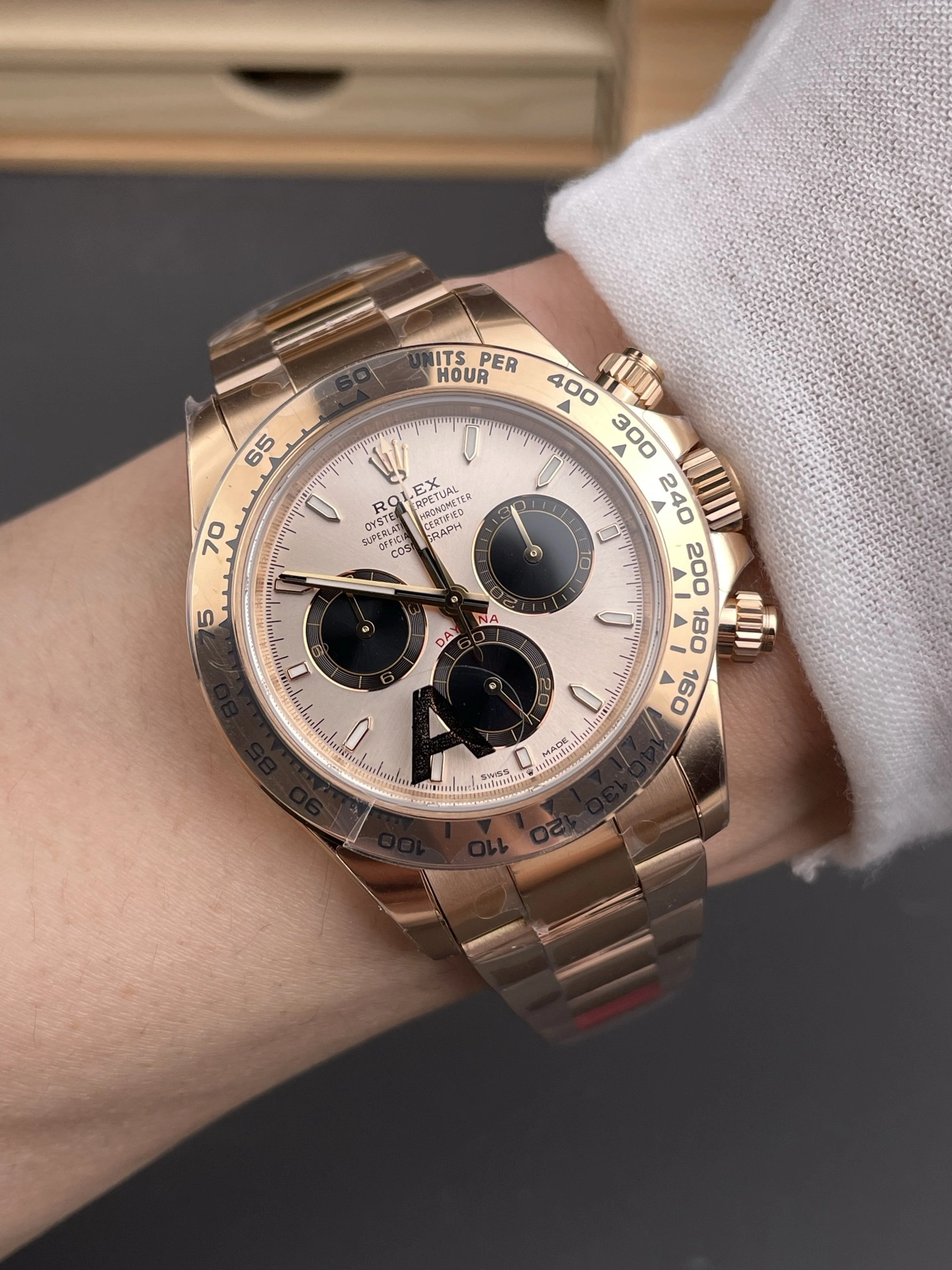 CBD Factory Rolex Cosmograph Daytona Full Rose Gold “Panda” Dial (126505) 1:1 Super Clone – DD4131 Movement Neat 20