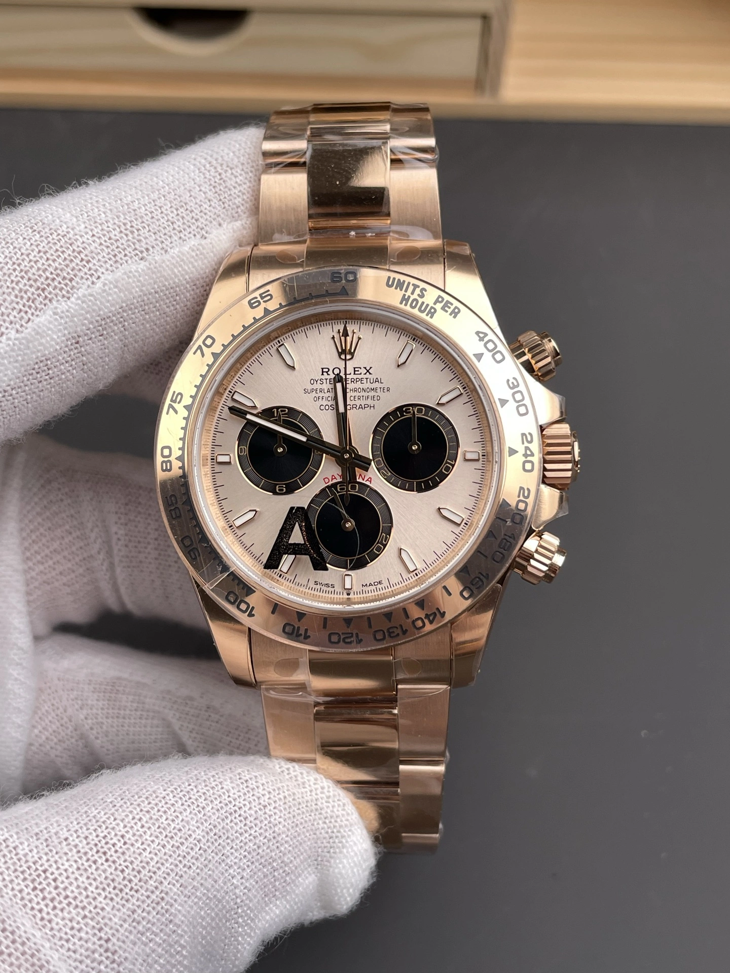 CBD Factory Rolex Cosmograph Daytona Full Rose Gold “Panda” Dial (126505) 1:1 Super Clone – DD4131 Movement Neat 20