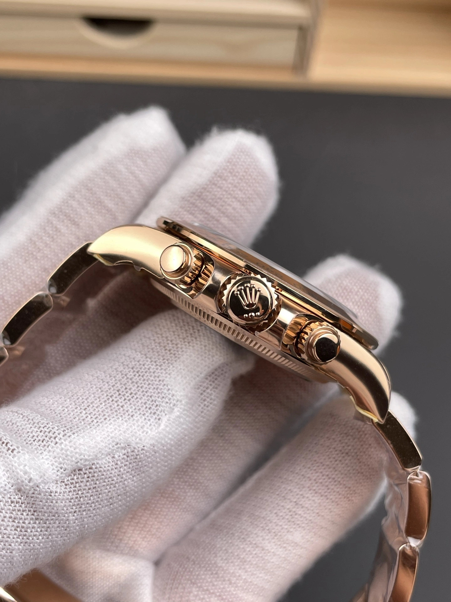 CBD Factory Rolex Cosmograph Daytona Full Rose Gold “Panda” Dial (126505) 1:1 Super Clone – DD4131 Movement Neat 20