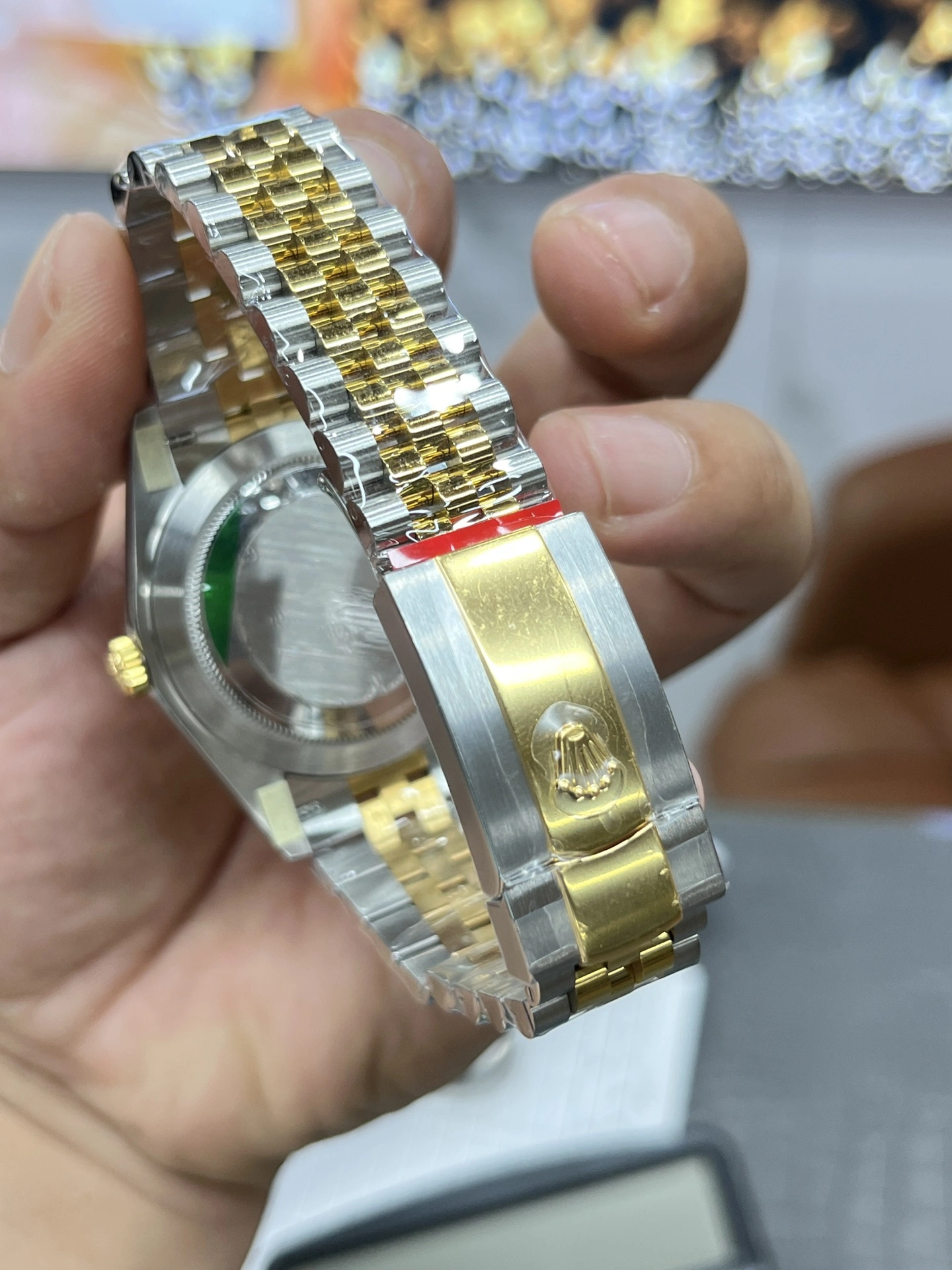 CBD Factory Rolex Datejust 41mm Two-Tone Yellow Gold Champagne Dial Fluted Bezel Jubilee Bracelet (126333) 1:1 Super Clone – DD3235 Movement HighPerformance 55