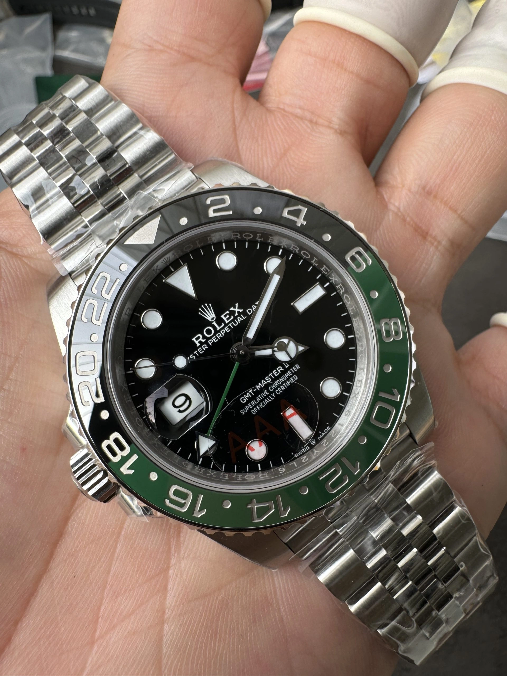 FastDry CBD Factory Rolex GMT-Master II “Sprite” Black Green Ceramic Bezel Jubilee Bracelet(m126720vtnr-0002) 1:1 Super Clone – DD3285 Movement 149
