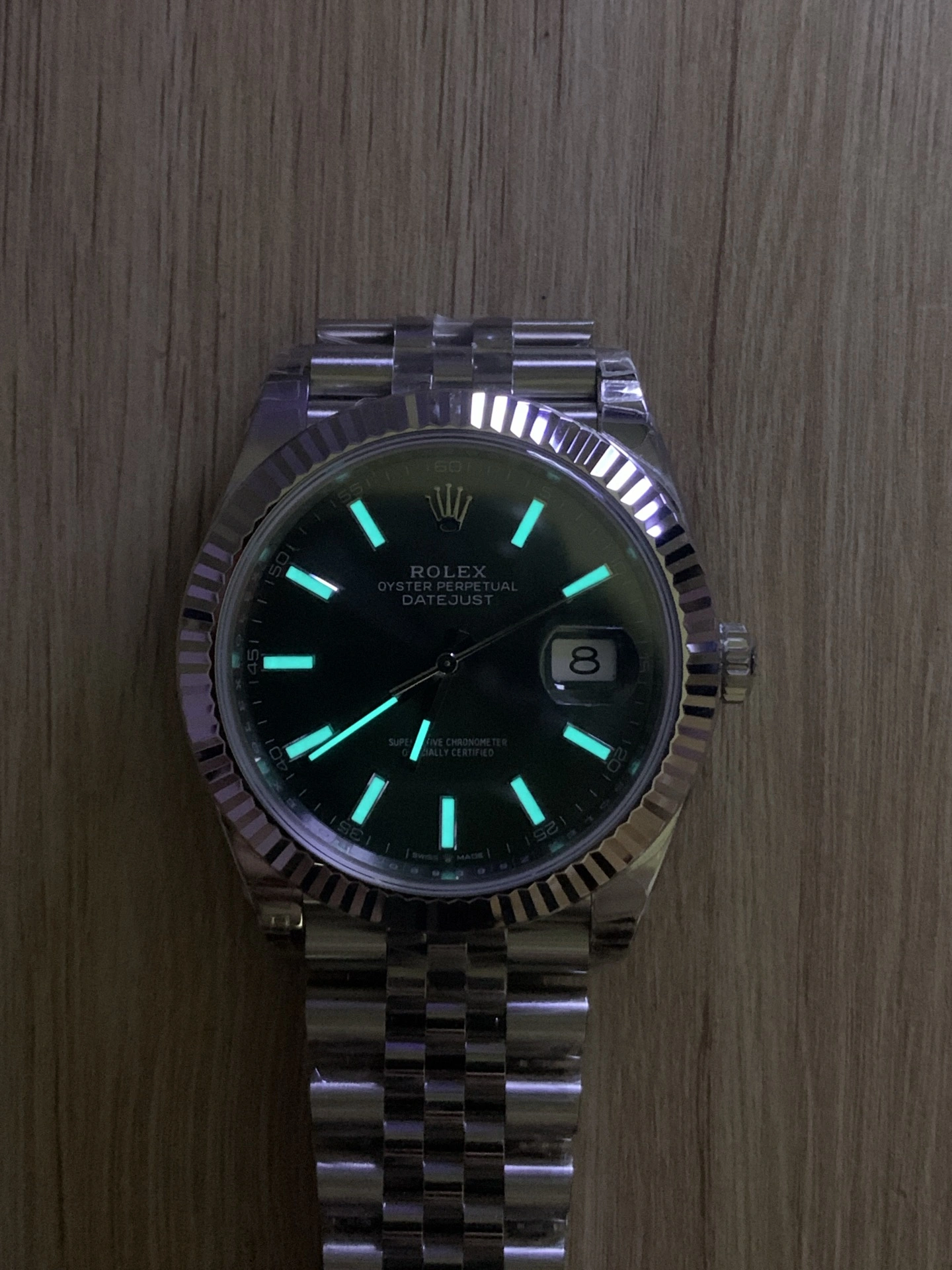 Tailored CBD Factory Rolex Datejust 41mm Mint Green Sunburst Dial Fluted Bezel Jubilee Bracelet (126334) 1:1 Super Clone – DD3235 Movement 37