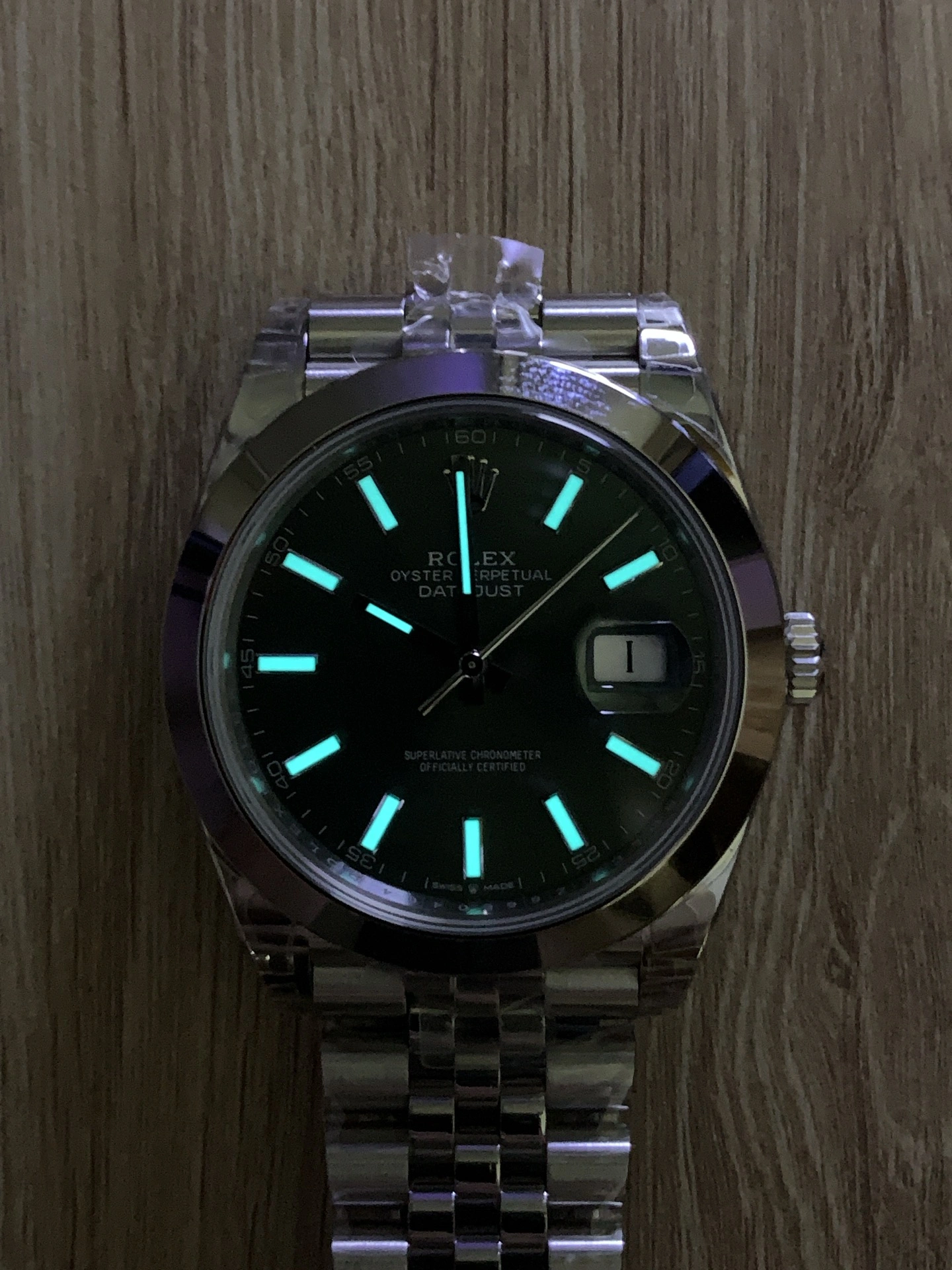 CBD Factory Rolex Datejust 41mm Mint Green Sunburst Dial Smooth Bezel Jubilee Bracelet (126300) 1:1 Super Clone – DD3235 Movement Casual 64