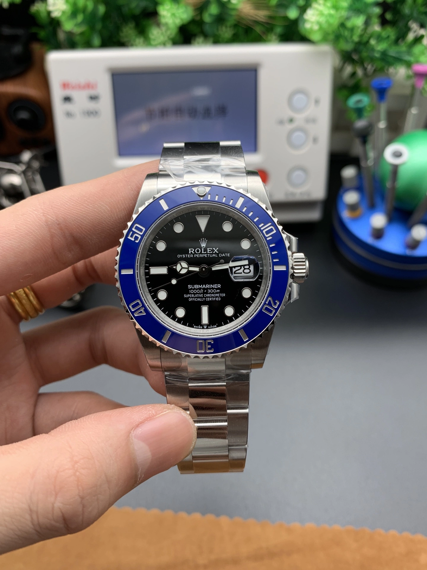 StreetReady CBD Factory Rolex Submariner Date “Cookie Monster” Blue Bezel 41mm (126619LB) 1:1 Super Clone – DD3235 Movement 206