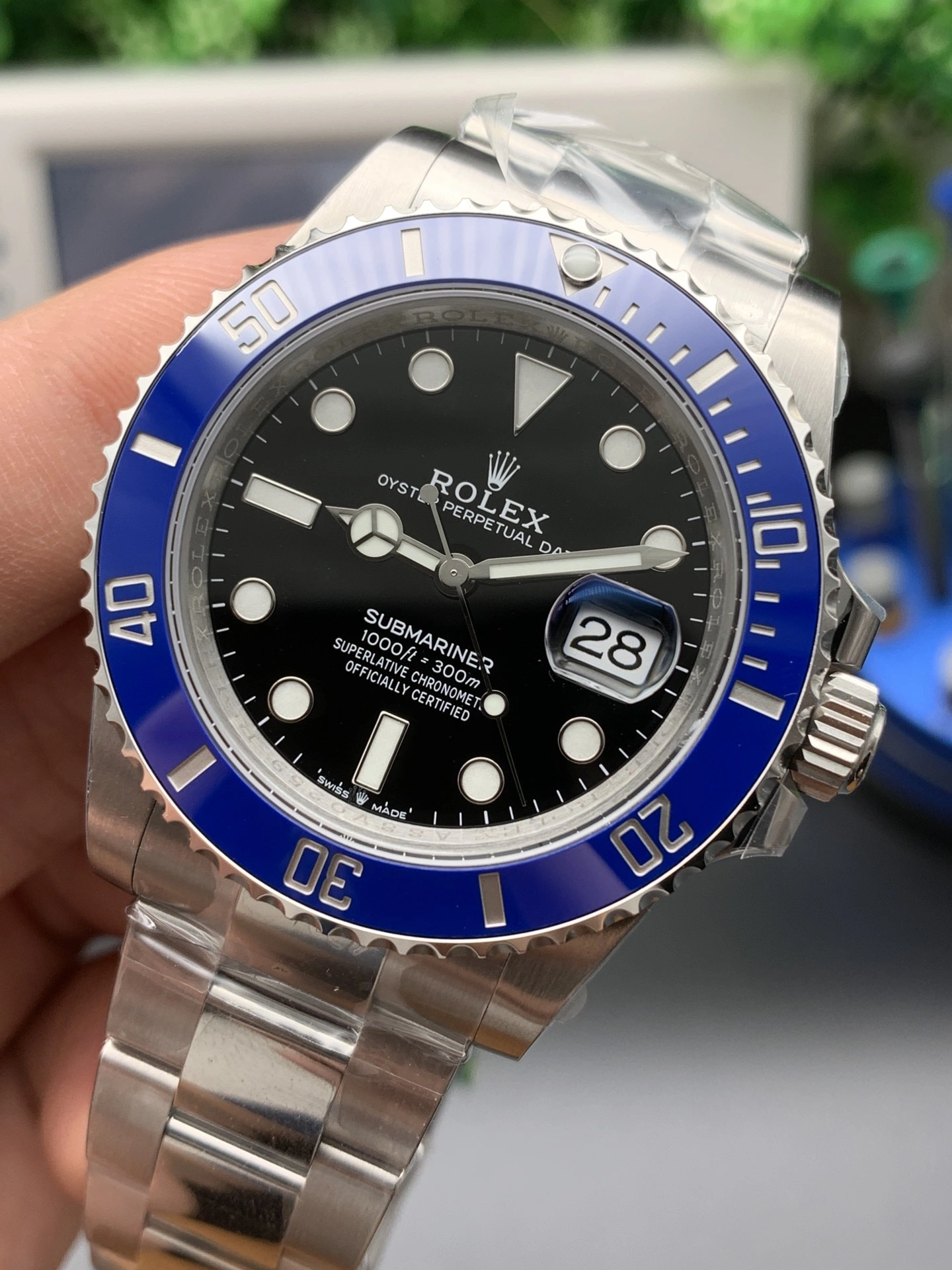 StreetReady CBD Factory Rolex Submariner Date “Cookie Monster” Blue Bezel 41mm (126619LB) 1:1 Super Clone – DD3235 Movement 206
