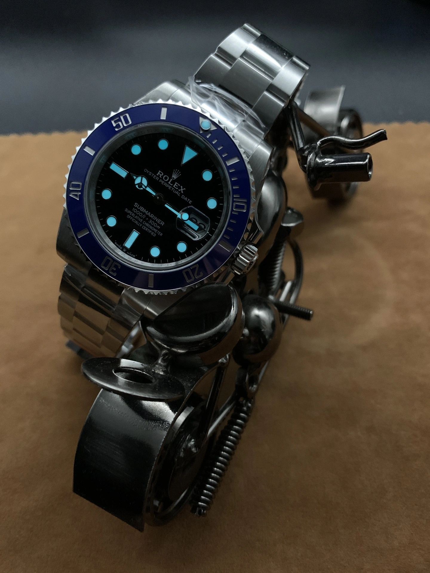 StreetReady CBD Factory Rolex Submariner Date “Cookie Monster” Blue Bezel 41mm (126619LB) 1:1 Super Clone – DD3235 Movement 206