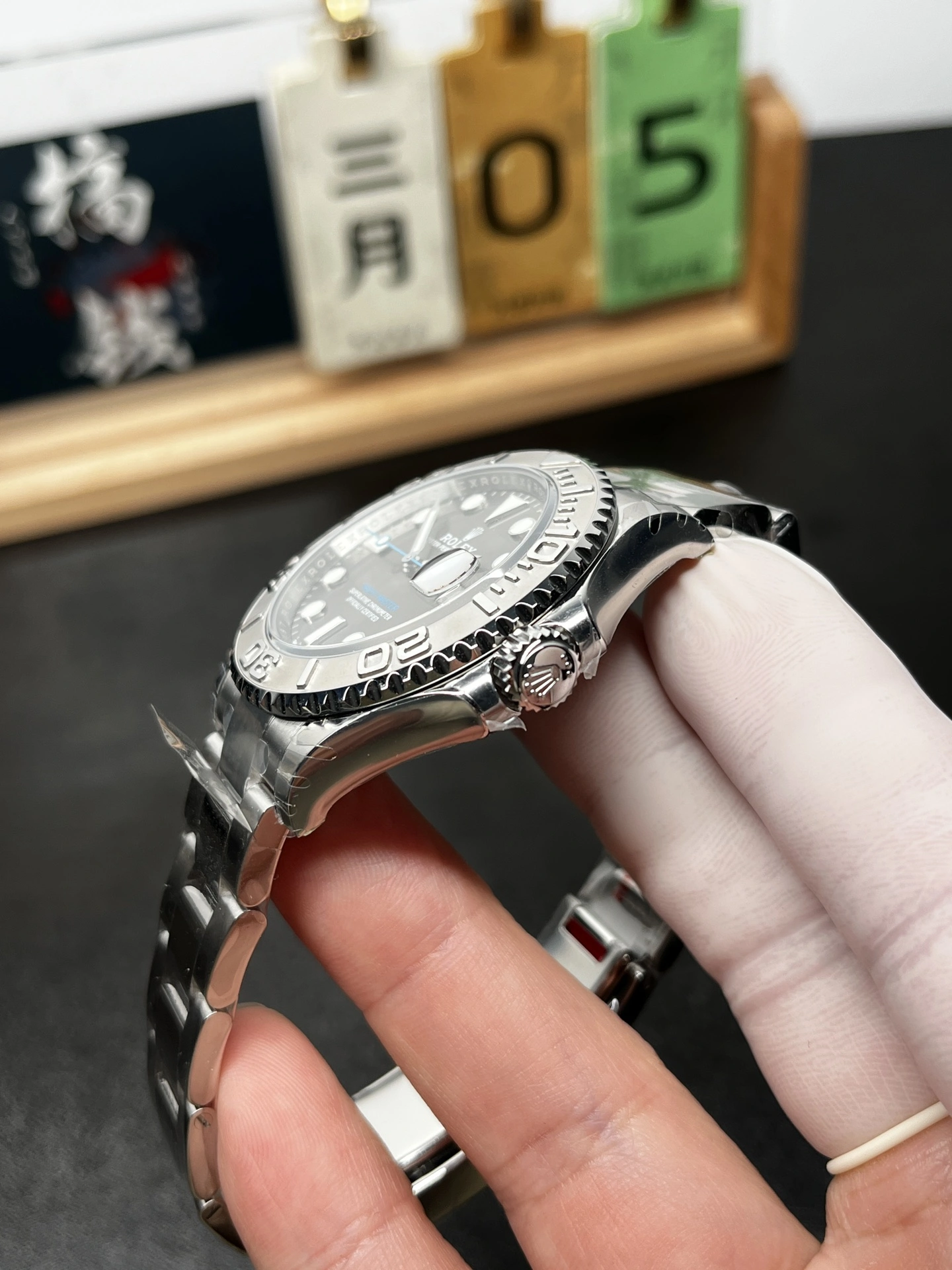 Bold CBD Factory Rolex Yacht-Master 40mm Slate “Rhodium” Dial Platinum Bezel Oyster Bracelet (126622) 1:1 Super Clone – DD3235 Movement 205