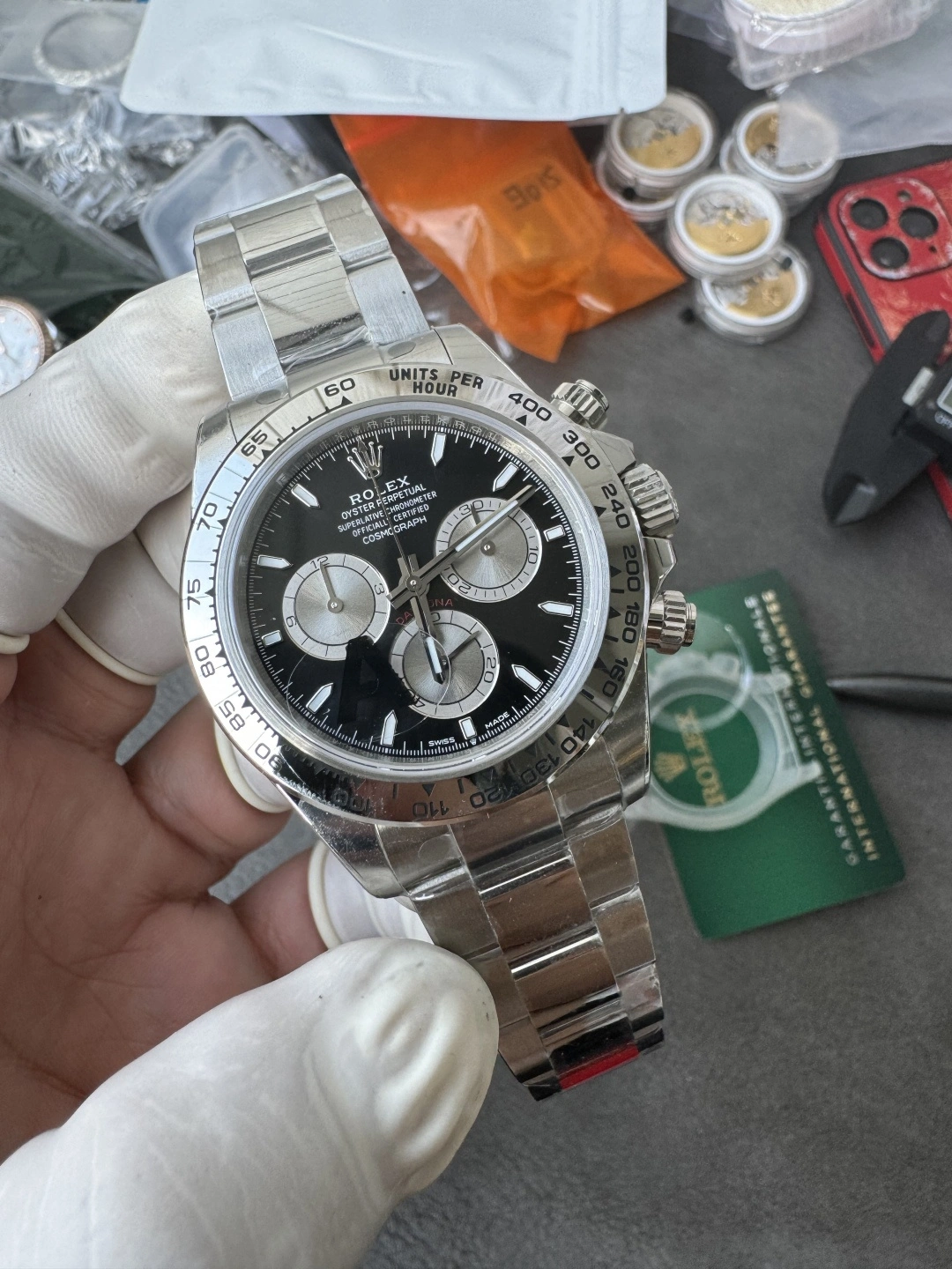 CBD Factory Rolex Cosmograph Daytona 40mm Black Dial White Gold (126509) 1:1 Super Clone – DD4131 Movement Timeless 7