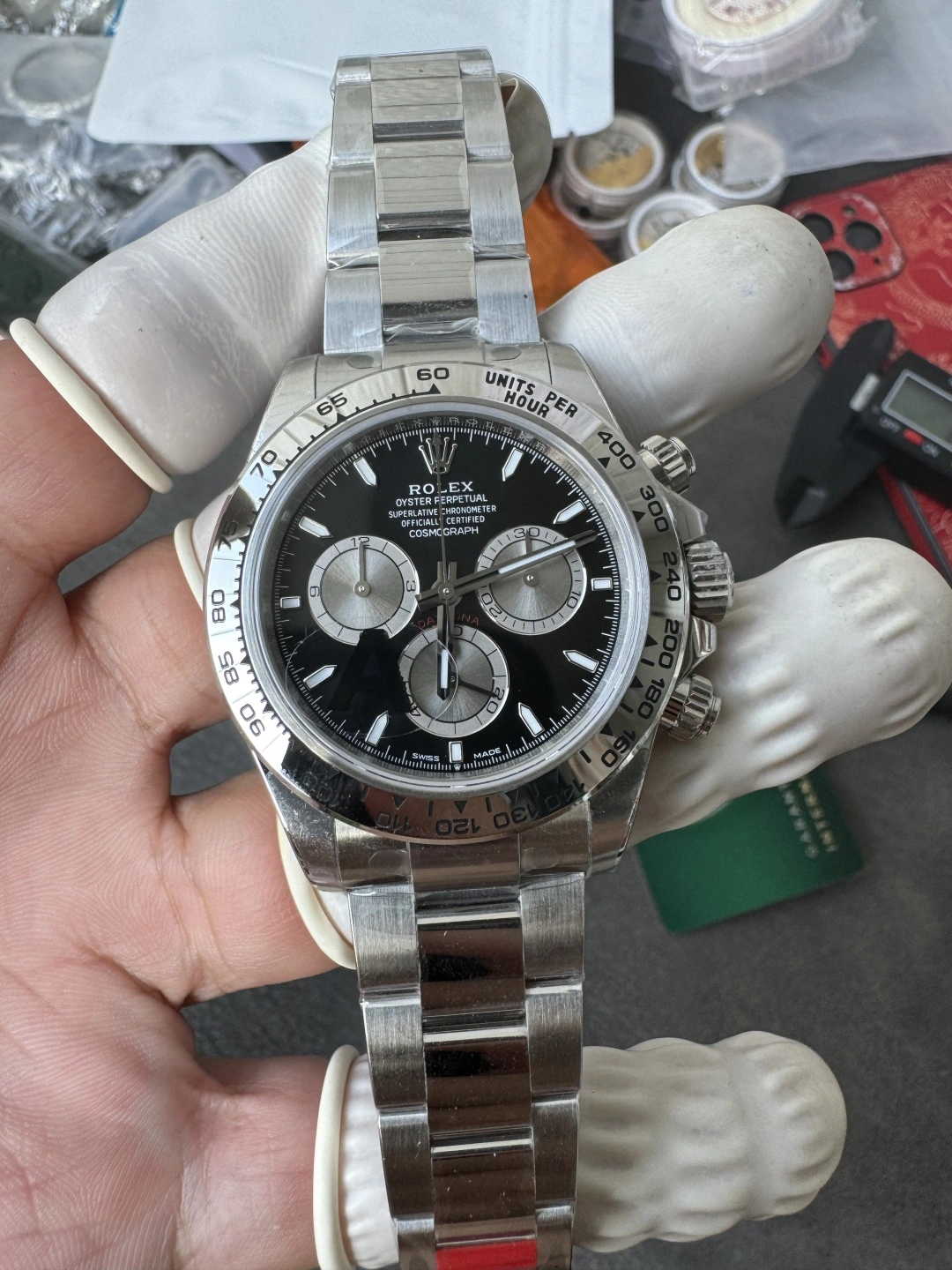 CBD Factory Rolex Cosmograph Daytona 40mm Black Dial White Gold (126509) 1:1 Super Clone – DD4131 Movement Timeless 7
