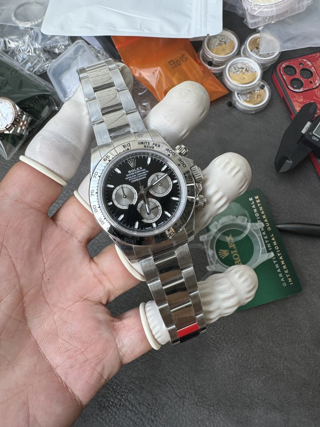 CBD Factory Rolex Cosmograph Daytona 40mm Black Dial White Gold (126509) 1:1 Super Clone – DD4131 Movement Timeless 7