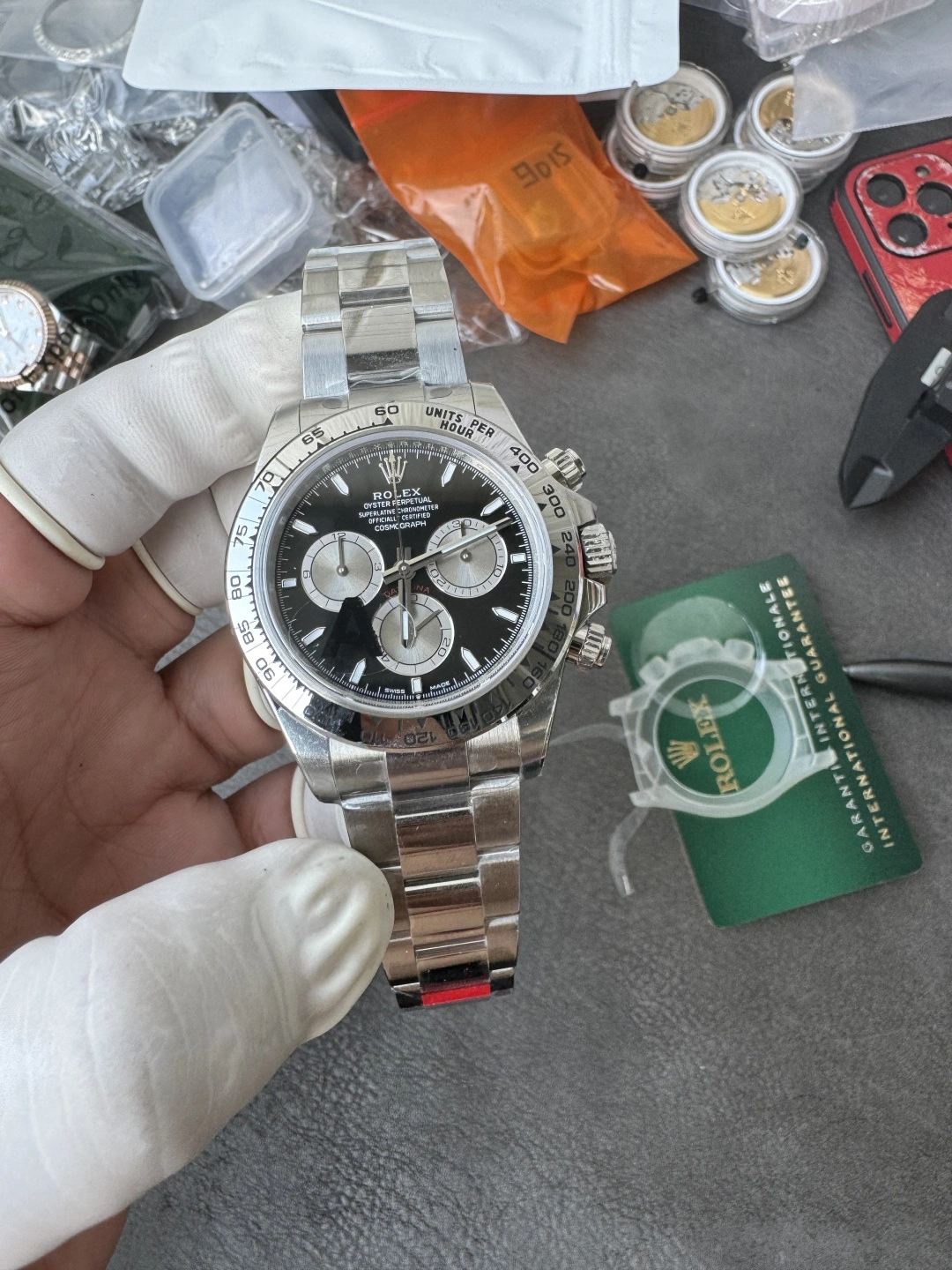 CBD Factory Rolex Cosmograph Daytona 40mm Black Dial White Gold (126509) 1:1 Super Clone – DD4131 Movement Timeless 7