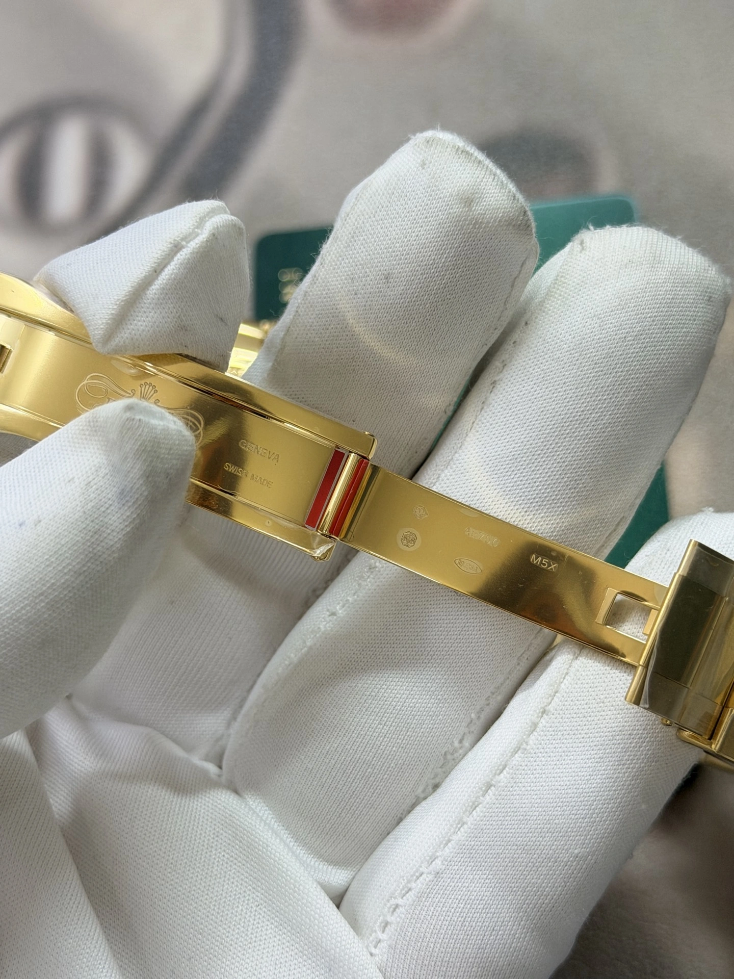 CBD Factory Rolex Cosmograph Daytona 40mm Green Dial Yellow Gold(126508) 1:1 Super Clone – DD4131 Movement Thermal 2