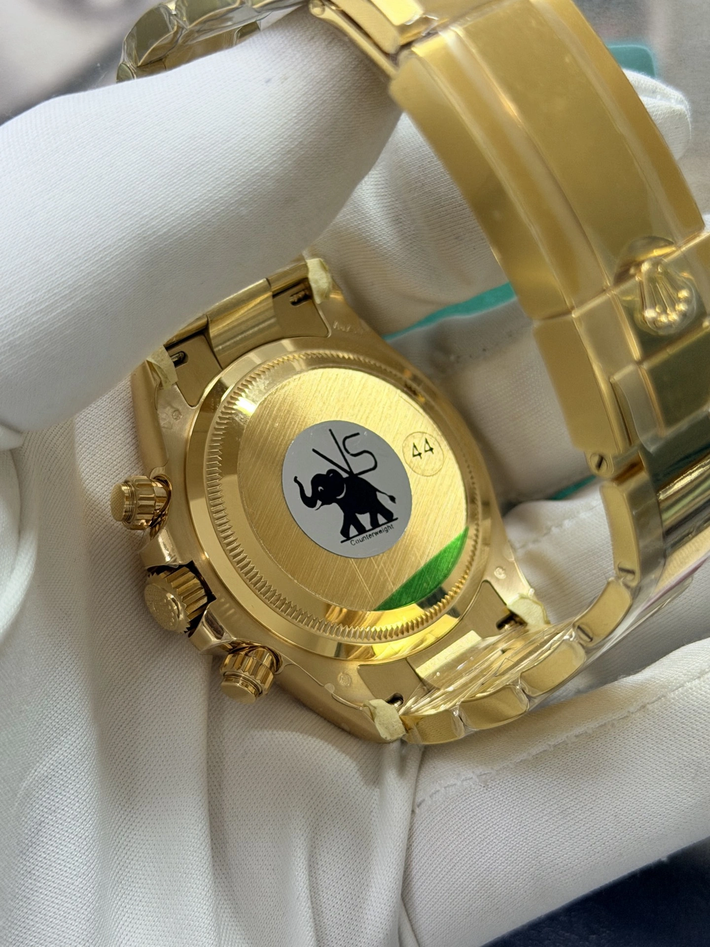 CBD Factory Rolex Cosmograph Daytona 40mm Green Dial Yellow Gold(126508) 1:1 Super Clone – DD4131 Movement Thermal 2