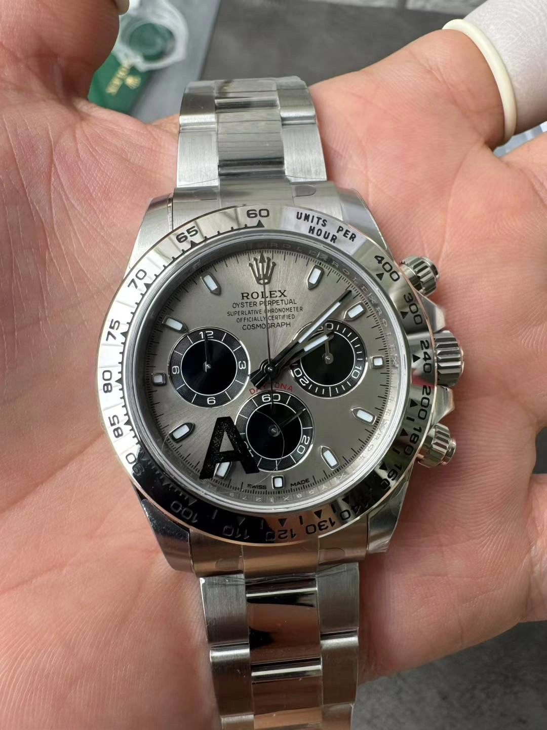 CBD Factory Rolex Cosmograph Daytona White Gold Slate Grey Dial (116509) 1:1 Super Clone – DD4130 Movement TechFriendly 35