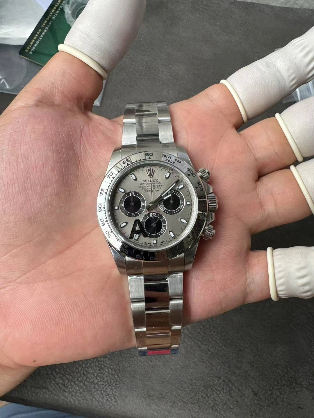 CBD Factory Rolex Cosmograph Daytona White Gold Slate Grey Dial (116509) 1:1 Super Clone – DD4130 Movement TechFriendly 35