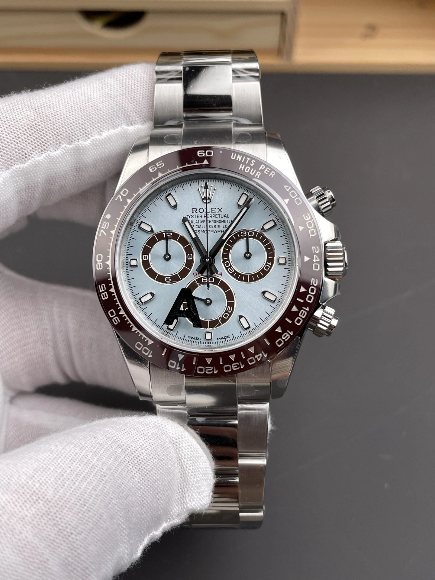 Affordable CBD Factory Rolex Cosmograph Daytona “Ice Blue” Platinum (116506) 1:1 Super Clone – DD4130 Movement 27