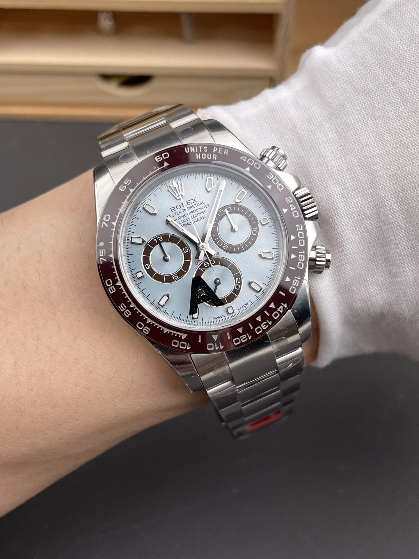 Affordable CBD Factory Rolex Cosmograph Daytona “Ice Blue” Platinum (116506) 1:1 Super Clone – DD4130 Movement 27