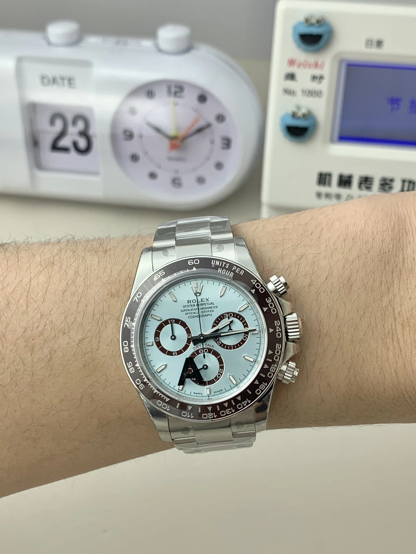 FashionForward CBD Factory Rolex Cosmograph Daytona “Ice Blue” Platinum (126506) 1:1 Super Clone – DD4131 Movement 12