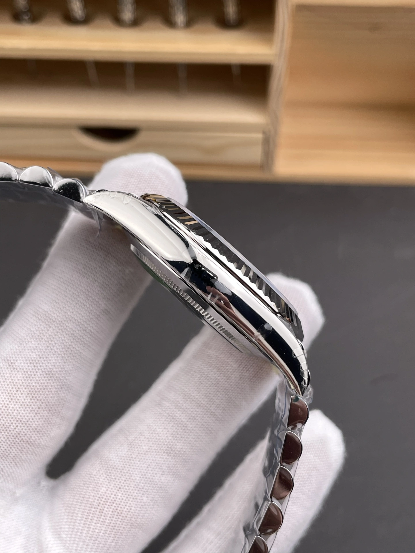 CBD Factory (V2) Rolex Day-Date 40mm Blue Sunburst Roman Dial Fluted Bezel President Bracelet (228239) 1:1 Super Clone – DD3255 Movement Lightweight 136