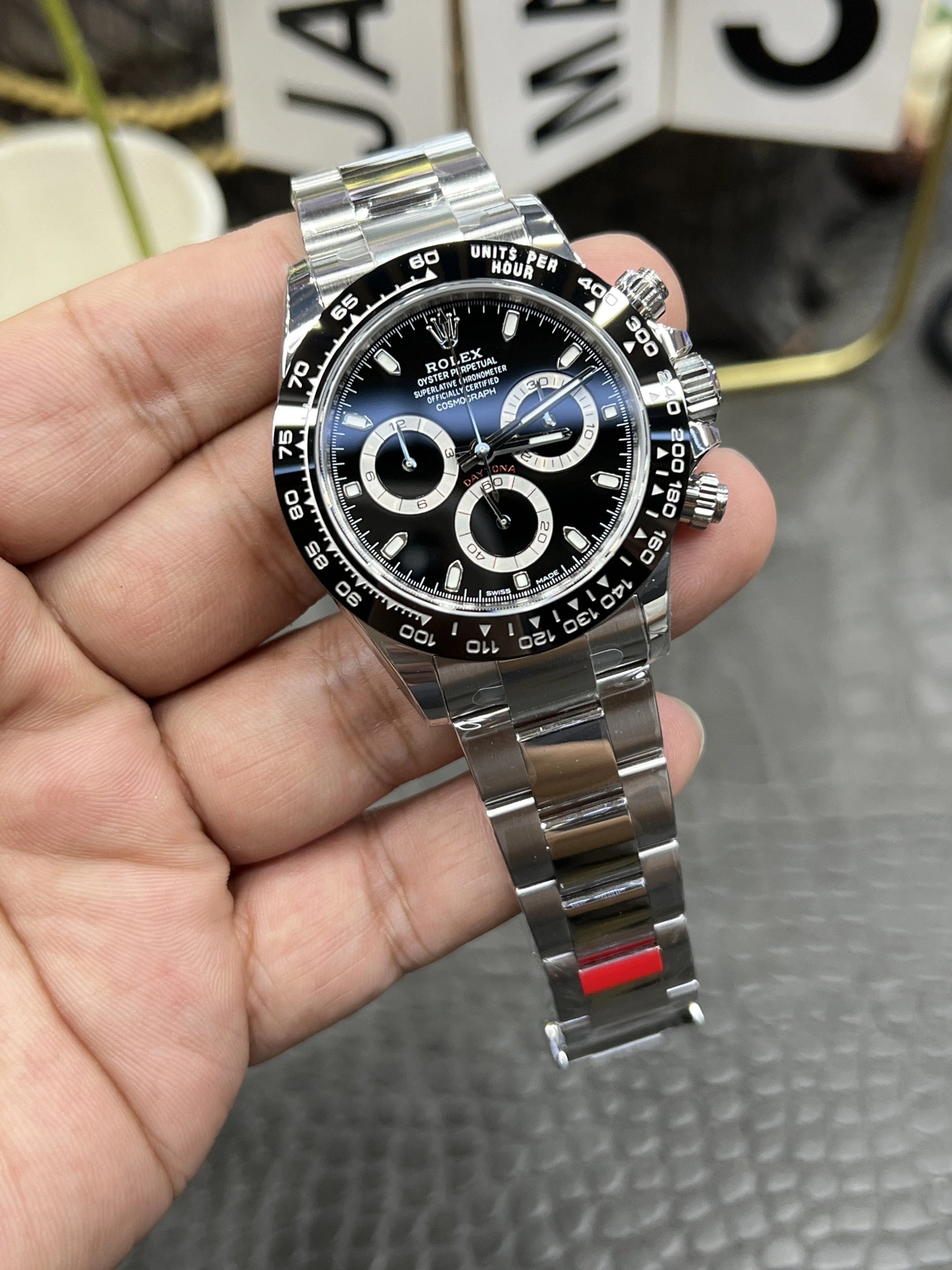 CBD Factory Rolex Cosmograph Daytona Black Dial Black Ceramic Bezel 40mm (116500LN) 1:1 Super Clone – DD4130 Movement TimelessDesign 34