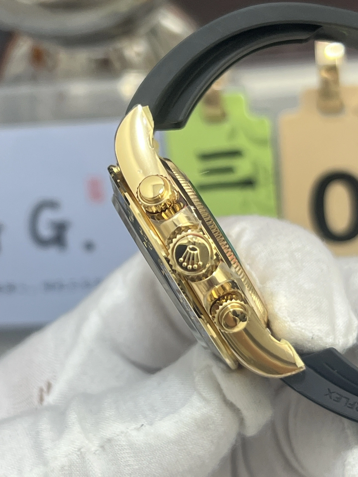 Functional CBD Factory Rolex Cosmograph Daytona “Tiffany” Turquoise Dial Rubber Strap (126518LN) 1:1 Super Clone – DD4131 Movement 22