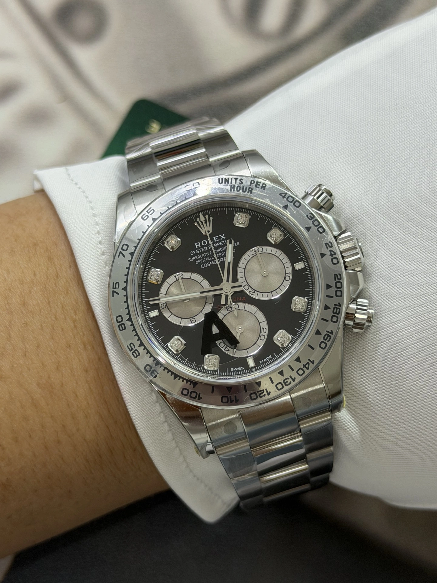 EasyCare CBD Factory Rolex Cosmograph Daytona 40mm Black Diamond Dial (126509) 1:1 Super Clone – DD4131 Movement 6
