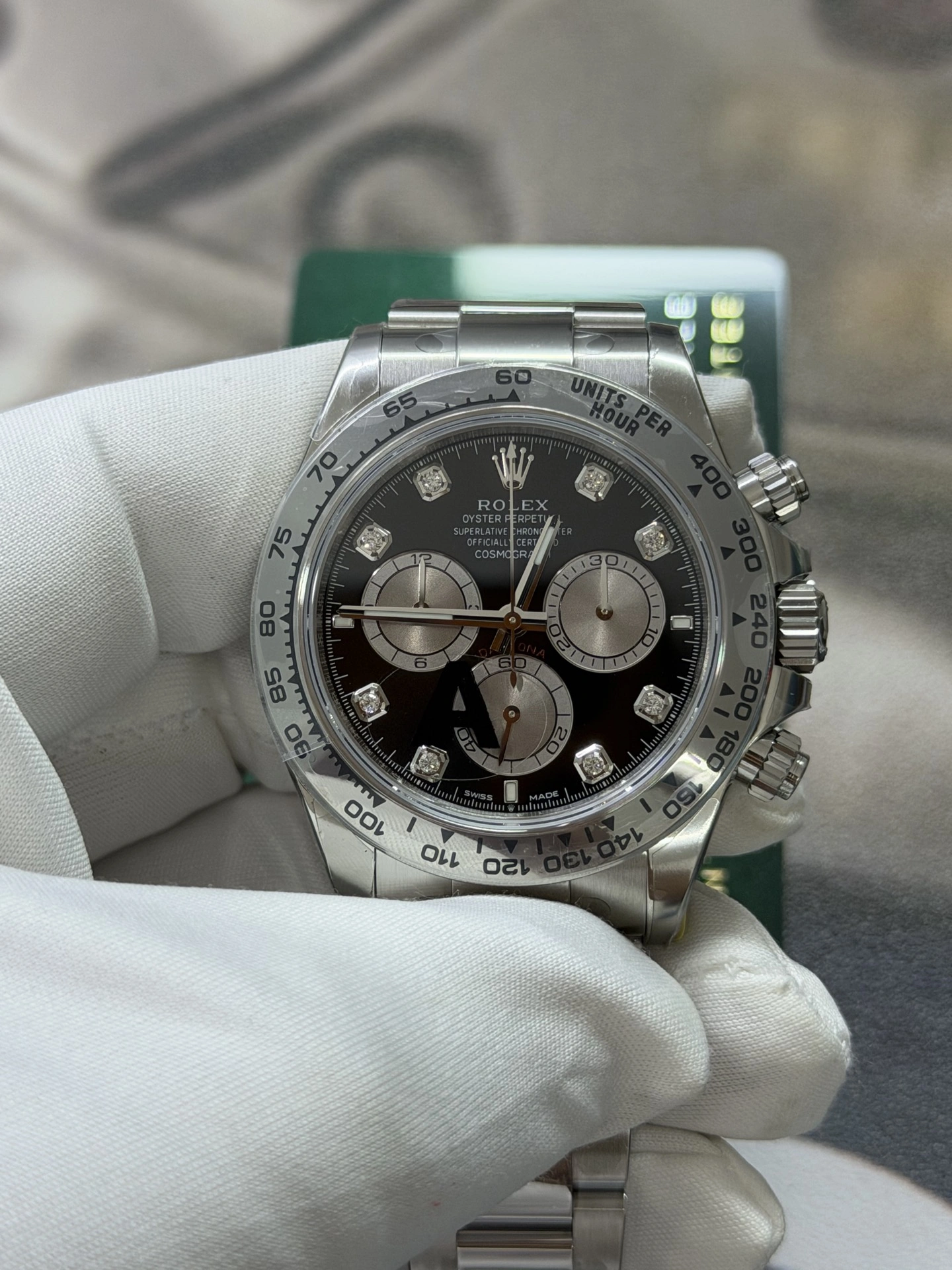 EasyCare CBD Factory Rolex Cosmograph Daytona 40mm Black Diamond Dial (126509) 1:1 Super Clone – DD4131 Movement 6