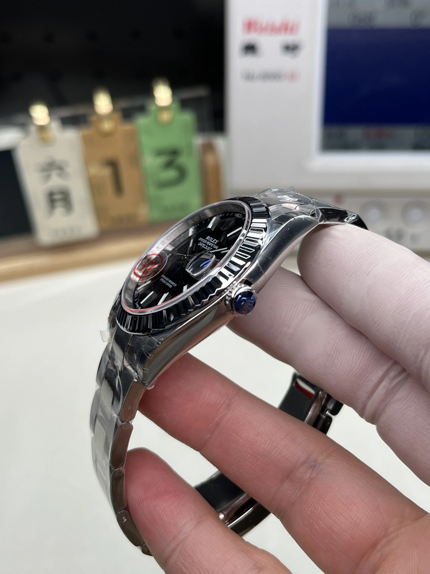 Fashionable CBD Factory Rolex Datejust 41mm Deep Black Dial Fluted Bezel Oyster Bracelet (126334) 1:1 Super Clone – DD3235 Movement 59