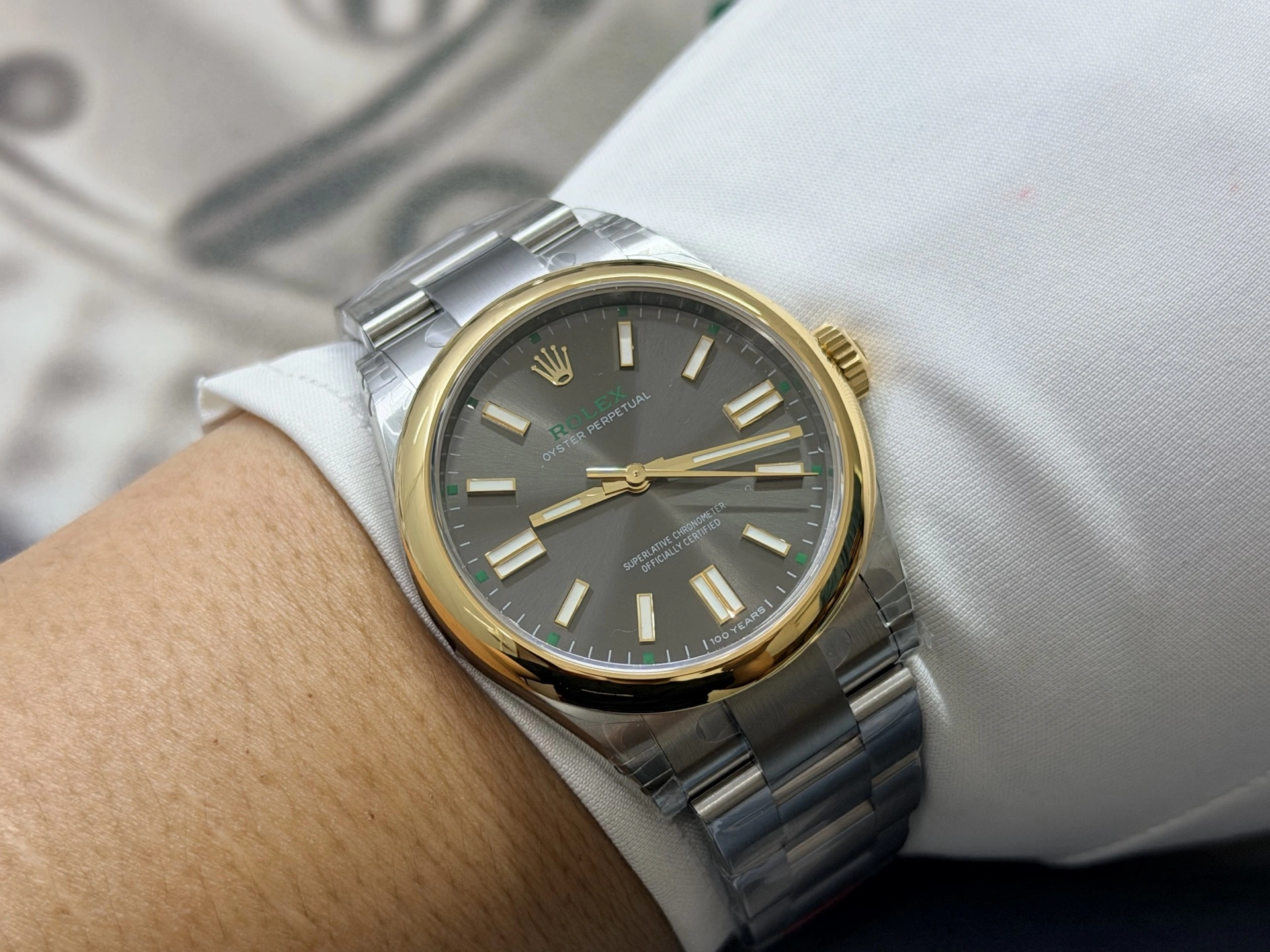 CBD Factory Rolex Oyster Perpetual 41mm “100 Years” Anniversary Edition (134303) 1:1 Super Clone – DD3230 Movement NewStyle 160