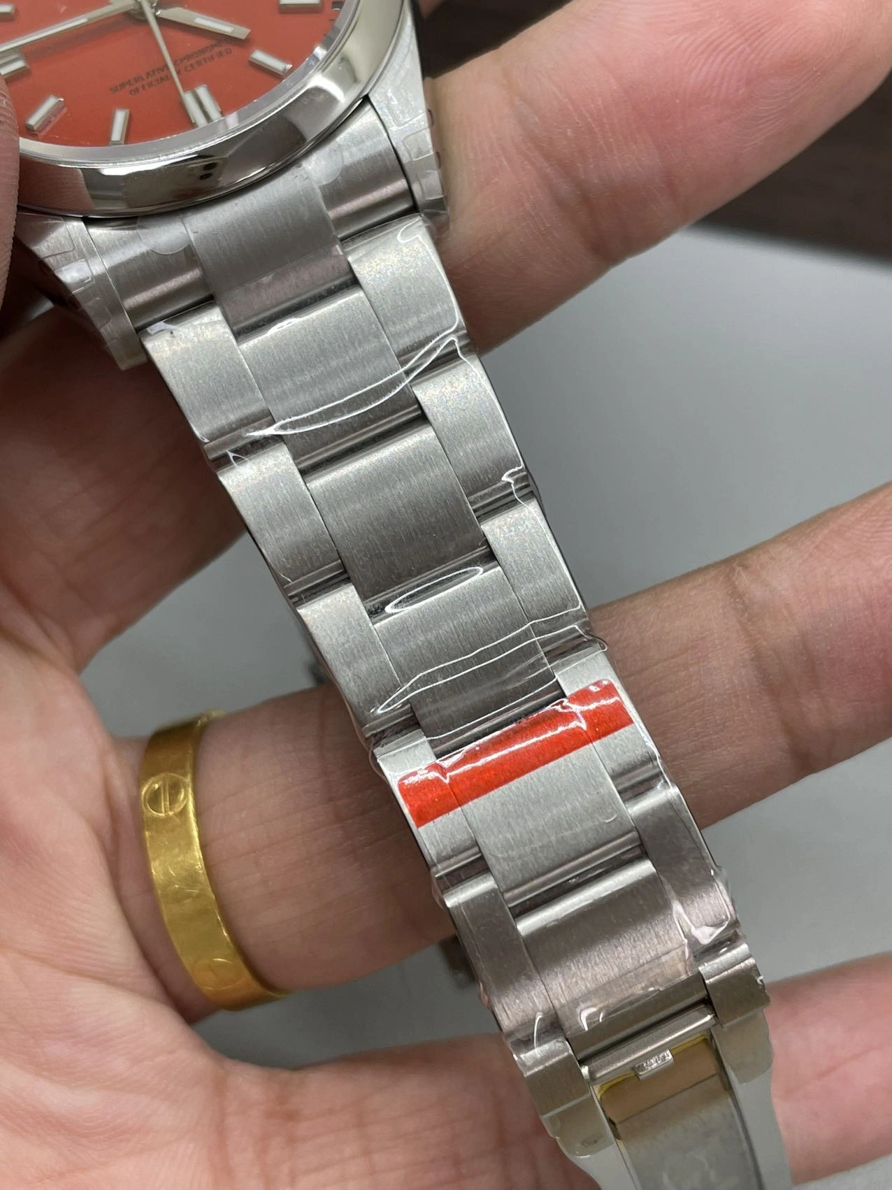 CBD Factory Rolex Oyster Perpetual 36mm Coral Red Dial Smooth Bezel Oyster Bracelet (126000) 1:1 Super Clone – DD3230 Movement ZipUp 180