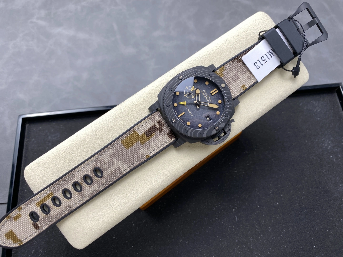 CBD Factory Panerai Submersible GMT Navy SEALs Carbotech 44mm PAM01324 1:1 Super Clone – DDP.900 GMT Movement Functional 407