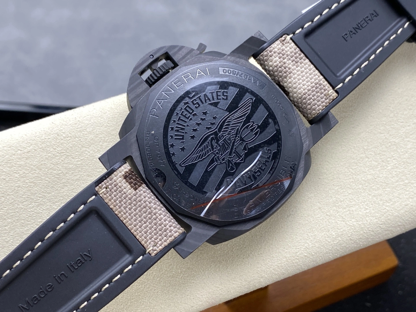 CBD Factory Panerai Submersible GMT Navy SEALs Carbotech 44mm PAM01324 1:1 Super Clone – DDP.900 GMT Movement Functional 407
