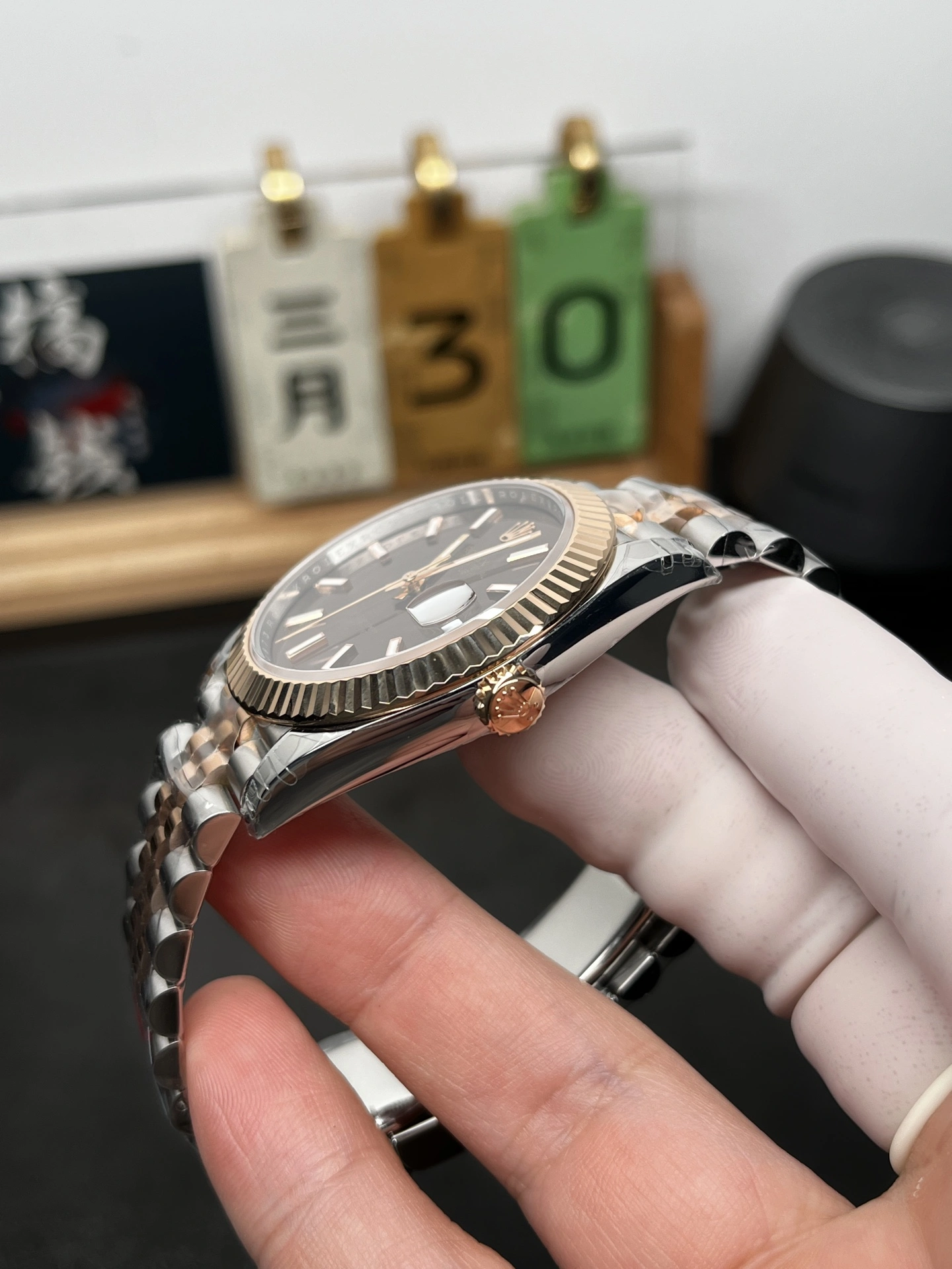 FreshLook CBD Factory (CBDF) Rolex Datejust 41 126331 “Chocolate Dial” Two-Tone Everose Gold 1:1 Super Clone – DD3235 Movement 41