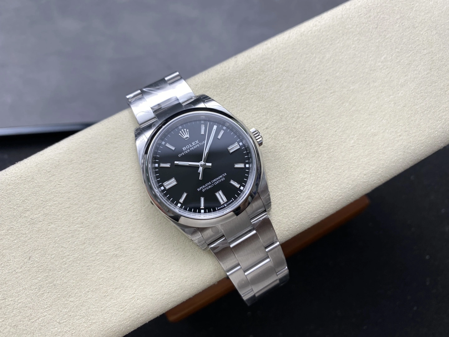 CBD Factory Rolex Oyster Perpetual 36mm  Black Dial Smooth Bezel Oyster Bracelet (126000) 1:1 Super Clone – DD3230 Movement ZeroBulk 174