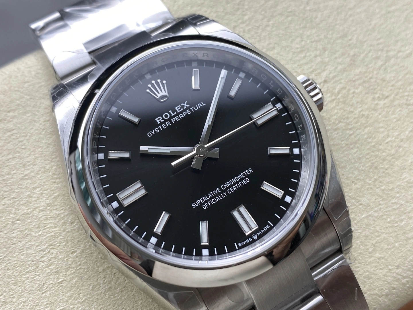 CBD Factory Rolex Oyster Perpetual 36mm  Black Dial Smooth Bezel Oyster Bracelet (126000) 1:1 Super Clone – DD3230 Movement ZeroBulk 174