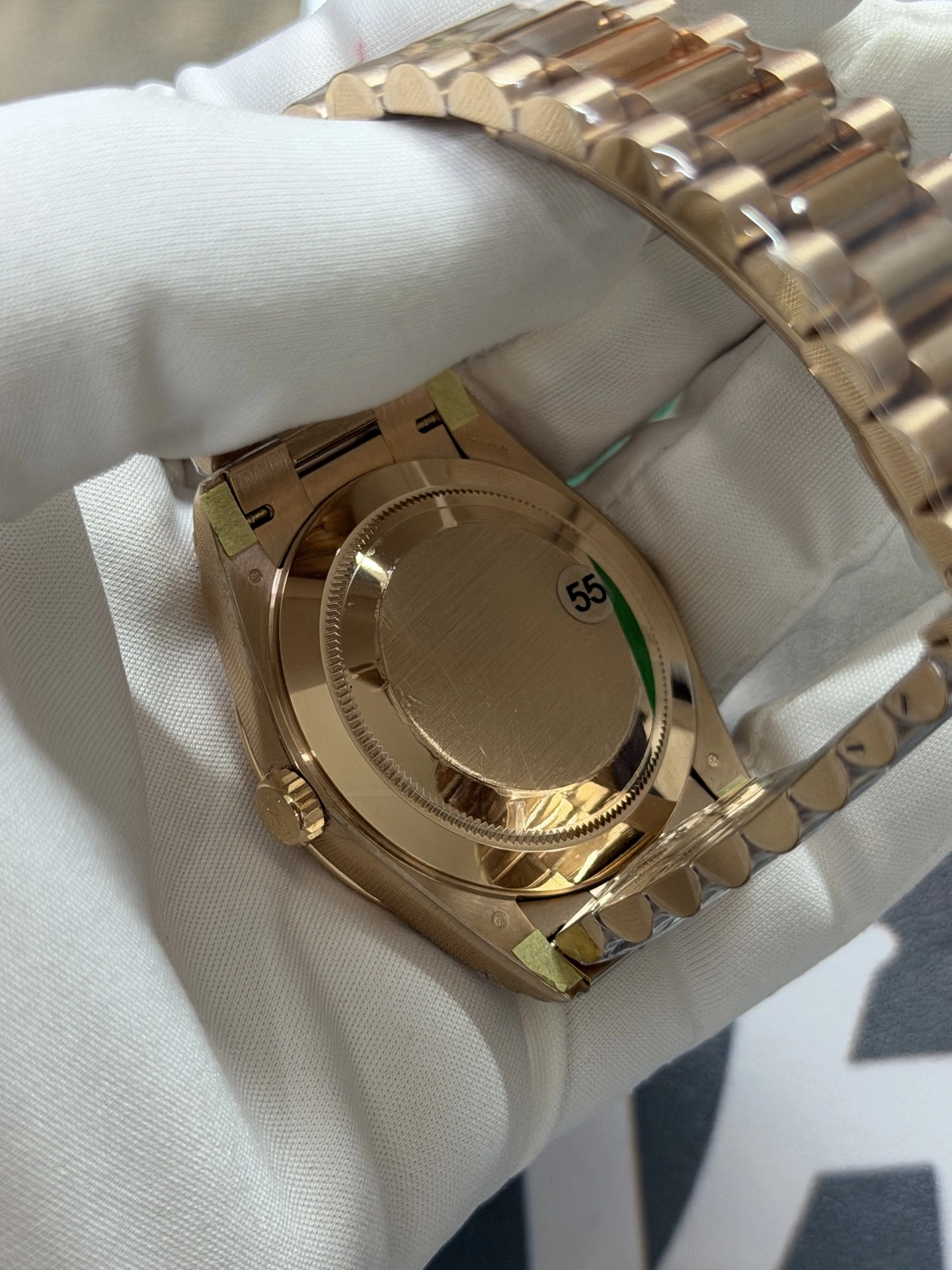 Effortless CBD Factory Rolex Day-Date 40mm Everose Gold Ombré Grey Roman Dial (228235) 1:1 Super Clone – DD3255 Movement 123
