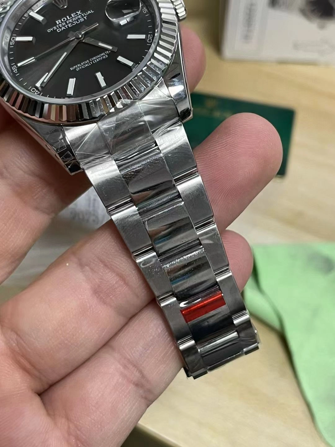 CBD Factory Rolex Datejust 41mm Sunburst Slate Grey Dial Fluted Bezel Oyster Bracelet (126334) 1:1 Super Clone – DD3235 Movement Youthful 74