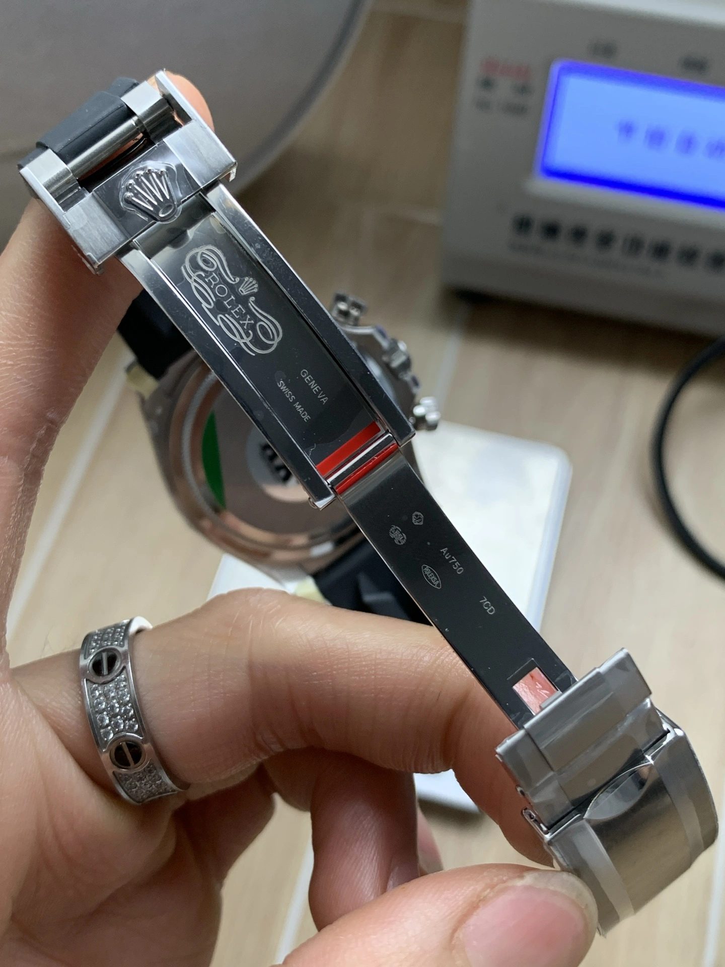 CBD Factory Rolex Cosmograph Daytona “Grey Ghost” Slate Dial Rubber Strap (126519LN) 1:1 Super Clone – DD4131 Movement GoodFit 11