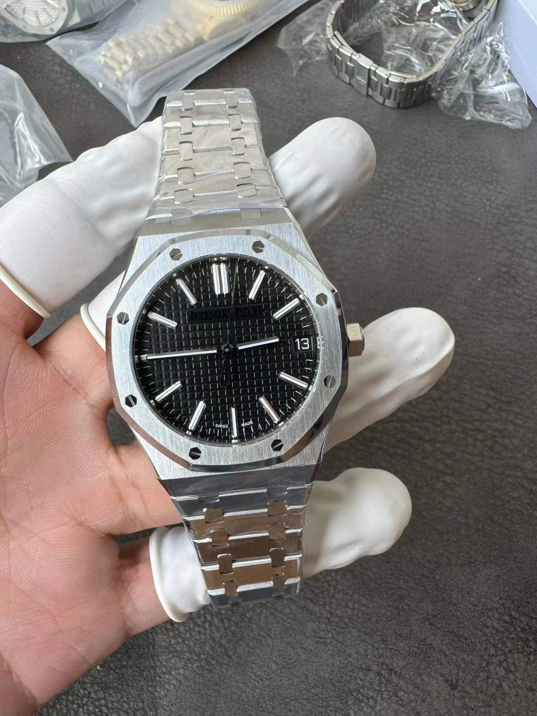 Colorful CBD Factory Audemars Piguet Royal Oak 41mm Black Dial (15510ST) 1:1 Super Clone – DD4302 Movement 342