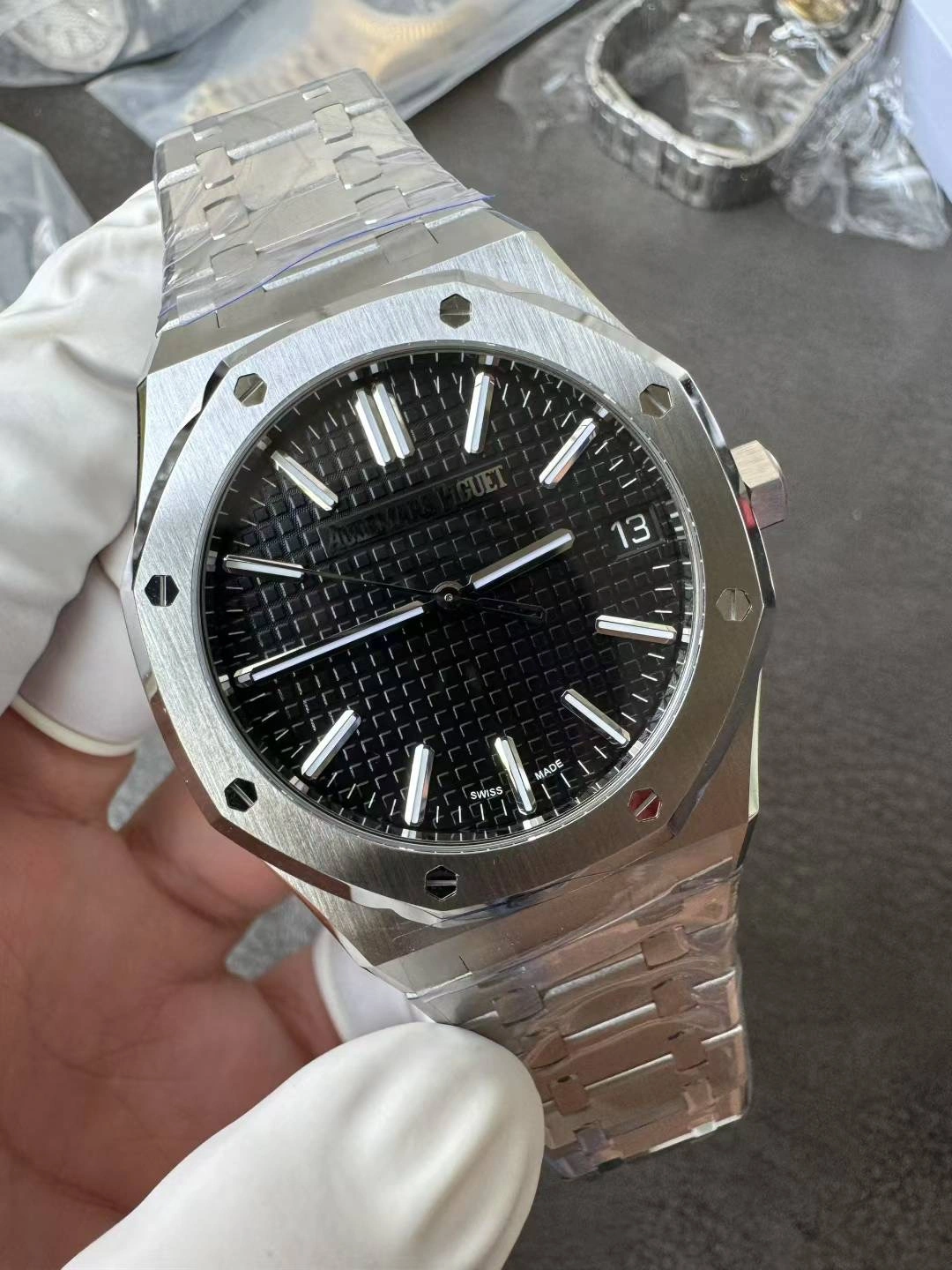 Colorful CBD Factory Audemars Piguet Royal Oak 41mm Black Dial (15510ST) 1:1 Super Clone – DD4302 Movement 342